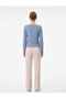 Blue Plain Women Sleepwear - 4
