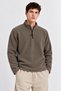 Men's Half-Zip Loose 3-Piece Sweatshirt - 6
