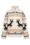 Beige - Half Zipper Ceylan Patterned Sweat Beige