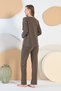 Women's Long Sleeve Soft Pajama Set - 3