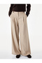 Women Brown Plain Trousers - 2