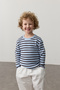 Striped Soft Sweater Baby Blue - 7
