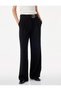 Women Black Plain Trousers - 2