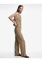 Women Brown Plain Trousers - 2