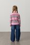 Rubber Braided Multi-Line Sweater Pink - 7