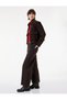 Women Brown Plain Trousers - 2