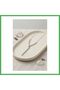 Brass Silver Color Zircon Stone Asymmetric Bar Model Women's Necklace Bezoss
