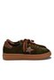 2652451K Women's Genuine Suede Leather Star Pattern Sneaker Shoes - 3