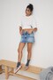 D62 denim şort etek