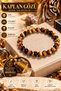 Tiger's Eye Natural Stone Bracelet 8 mm Women Men Unisex Power Courage Success Stone Raw Tiger's Eye Gift Size Options Available