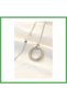 316L Steel Zircon Stone Double Color Tiffany Necklace Bezoss