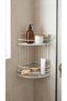 Luxury Thermoplastic Coated 2-Tier Bathroom Corner Shelf Shower Cabin Shampoo Holder Sponge Holder Corner Shelf Organizer