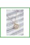 316L Steel Gold Color Zircon Stone Detail Moon Star Fanus Model Women's Necklace Bezoss