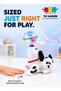 Dancing Rotating Dog Toy with Music & 3D LED Lights for Kids | Bump and Go Action Puppy - 4