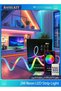 BASILKIT 2M RGB LED neon Strip Light, 360° Flexible Soft Glow, APP & IR Remote Control, Music Sync