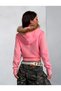 Fur Detail Military Trend Streetwear Zippered Cardigan/ Streetwear Y2K - 4
