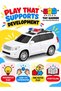 Police Car Toy – Die-Cast Metal Model with Sound & Light, Pull-Back Action, Educational - 3