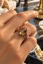 Zultanite Copper and Zultanite Ring Adjustable Combination Jewelry - 3