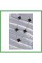 316L Steel Silver Color Black Enamel Clover Necklace Bezoss