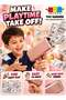 Money Gun Party Prop with 100 Play Cash Notes, Handheld Paper Money Spray Shooter for
