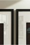2 Pieces of Pvc Framed Black Wooden Frame Modern Horizontal Wooden Table with Yellow Floor Mat and Green Tropical Leaf Concept - Home, Business and Office Decoration Table - 6