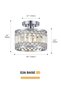 LOOPITYS Crystal lamp, embedded lighting device (diameter 23CM/9.05 inches, E26 bulb base - 3