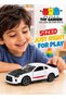 1:32 Pull Back Die-Cast Car with Light & Sound – 2 Door Opening Friction Powered Metal - 4