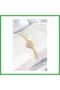 Brass Zircon Stone Model Gold Color Women's Bracelet with Elevator Chain Bezoss