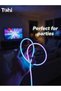 Tohi 5m RGB-IC Flexible Neon LED Strip Light with Music Sync & App Control, USB Powered - 4