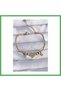 316L Steel Gold Color Zircon Stone Evil Eye Design Bracelet Bezoss