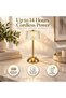 Circuit Green Rechargeable LED Table Lamp 3000mAh – 3-Color Touch Control Dimmable Metal Lamp - 3