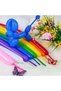 100 PCS Multicolour Twist Balloons Latex Bulk Modeling Balloons Kit Assorted Spiral - 3