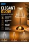 MODI Rechargeable LED Table Lamp with Touch Sensor Dimming, 3 Color Lighting Modes, USB Type-C