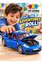 Alloy Diecast Car Model with Pull Back Action Sound and Light Simulation Luxury Toy