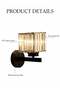 DUNISO Crystal Wall Lamp, Crystal Wall Sconces,Creative Bedroom Bedside Lamp, Indoor Lighting - 5