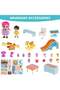 Mini Caravan Toy RV for Girls Inertia Camping Van Playset with Dolls and Accessories - 4