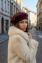 Black French Felt Painter Beret Hat - 3