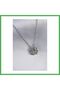 316L Steel Silver Color Openable Clover Model Women's Necklace Bezoss