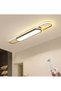 Ganeed Linear Ceiling Light Modern LED Ceiling Lamp Dimmable Acrylic Ceiling Lighting Fixture with - 2