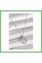 316L Steel Silver Color Chain Zircon Stone Model Star Detail Women's Necklace Bezoss