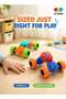 Pack of 2 Pull-Back Stunt Cars – Assorted Colors | Inertia Drive Monster Vehicles with - 4
