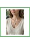 316L Steel Chain Silver Color Zircon Stone Heart Women's Necklace Bezoss