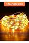 Tersely Fairy Christmas Diwali Ramadan Lights Battery Operated, 10M/33ft/100 LED Warm White String - 3