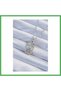 316L Steel Chain Silver Color Lilac Zircon Stone Tarot Necklace Bezoss