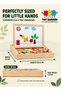 Multipurpose Educational Learning Board – Double-Sided Magnetic Wooden Puzzle - 4