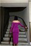 Kayık Long Evening Dress with Draped Boat Neck and Sleeves, Midi Length · Color: Emerald · Size: M BX - 4
