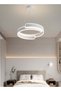 fashionhome Modern LED Acrylic Pendant Light Luster LED Rings Chandeliers Dining Table Suspension - 4