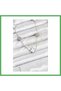 316L Steel Chain Silver Color White and Zircon Stone Clover Women's Necklace Bezoss
