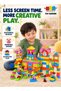 Brightly Colored Children's Educational Building Block Set with Windmill Design