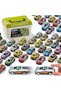 30PCS Die-Cast Pull Back Cars Set with Storage Box, Mini Metal Toy Vehicle Collection - 3